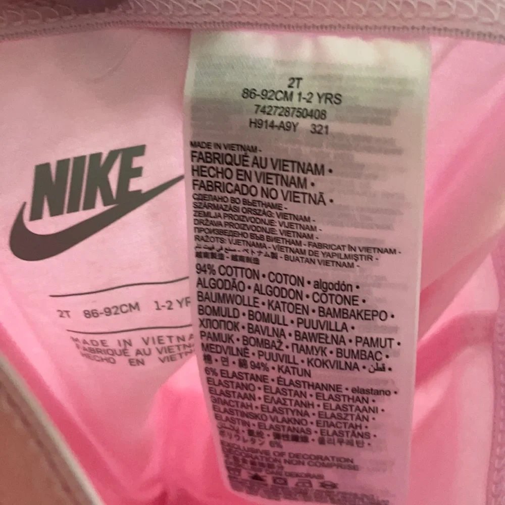 Girls Toddler Nike Pink Leggings